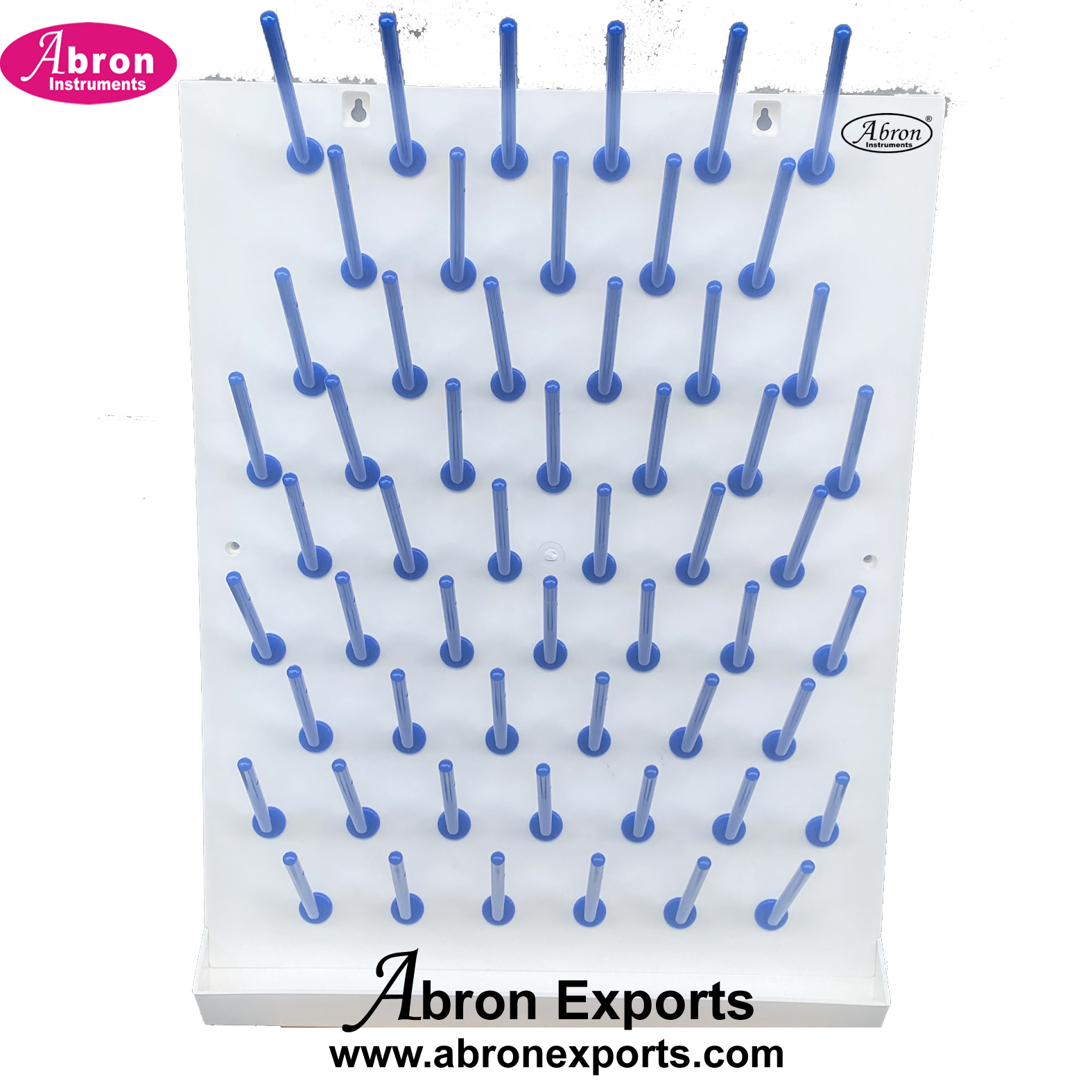 Draining drying Rack with 56 pegs wall type polypropylene Abron AC-507P56 